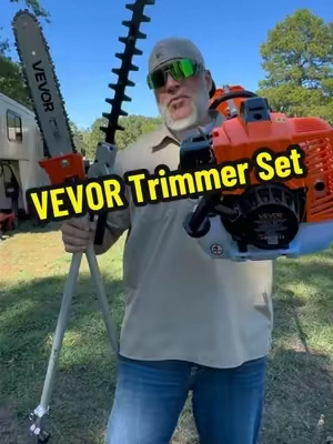 VEVOR 63cc 2-Cycle Gas Power 5-in-1 Trimmer Tool Set #gastrimmer, #yardwork, #TikTokShopFallDealsForYou, #TikTokShopBlackFriday, #DiscoverYourGift 
