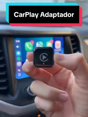 Asi connectas un Adaptador para CarPlay inalambrico en tu carro 🤯 #carplay #carplayadapter #wirelesscarplay #cargadgets #TikTokShopFallDealsForYou 