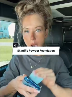 Had to see for myself if this @SKINTIFIC US Store powder foundation was worth the hype!! I hate to admit it but I kinda love the coverage 🫣 & I typically HATE powder foundation!! #skintific #powderfoundation #oilyskin #skintificpowderfoundation #fullcoveragefoundation 