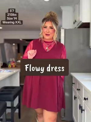 The perfect dress for when we don’t want anything clinging to us!